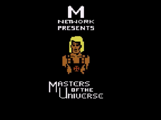 Masters of the Universe The Power of He-Man title screen for Atari 2600